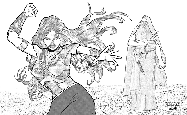 Female Furie Druid
